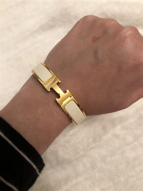 bracelet clic hermes|authentic hermes clic clac bracelet.